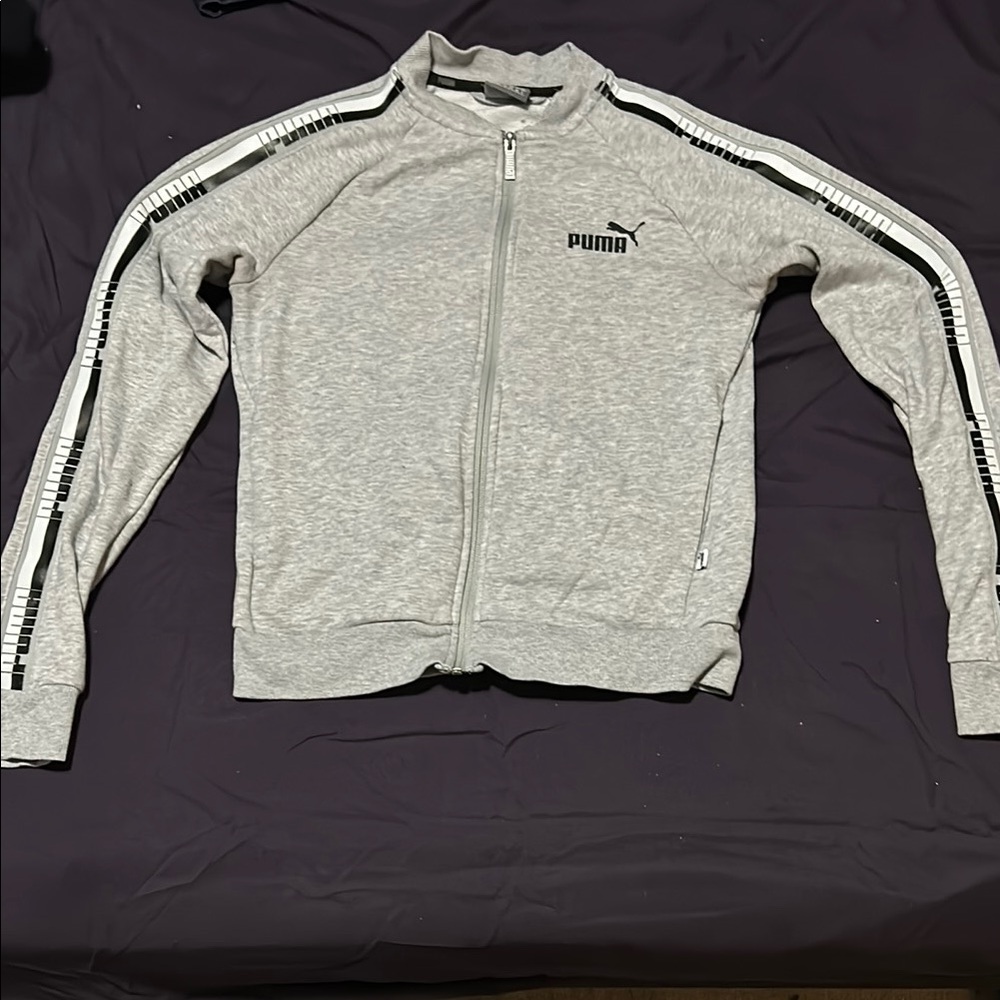 Puma Womens Track Jacket - Gray